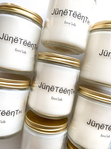 Juneteenth candle
